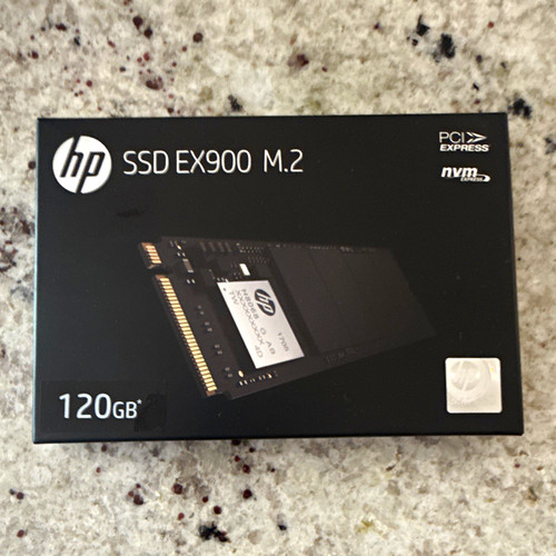 Ssd ex900 120gb nvme - hp, m.2