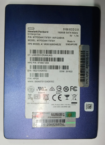 5100 eco ssd 1 92tb - hp,