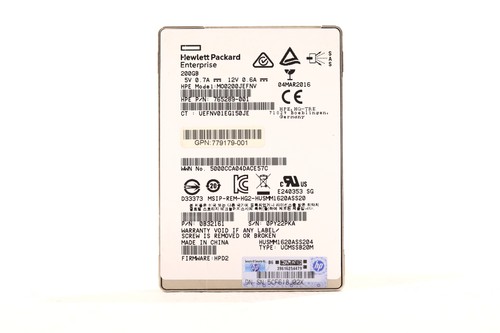 Hpe m00200jefnv 200gb - hpe, 2.5"