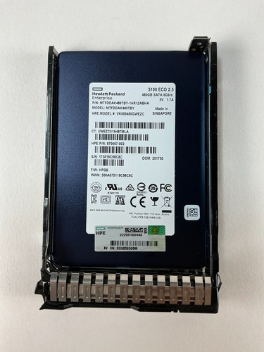 875509 b21 hpe 480gb sata - hpe, 6g